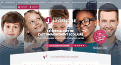 Desktop Screenshot of cours-legendre.fr